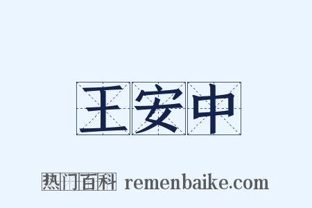 王安中是什么意思的图片